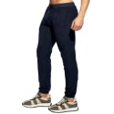 ES Collection Terry Cotton Pants - Navy