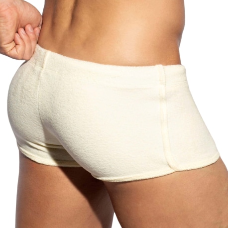 ES Collection Terry Cotton Shorts - Ivory