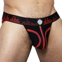 Breedwell Equalizer Jockstrap - Black - Red