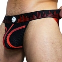 Breedwell Equalizer Jockstrap - Black - Red