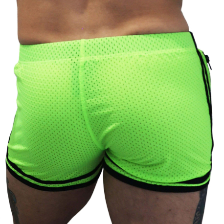 Breedwell Remix Circuit Shorts - Neon Green