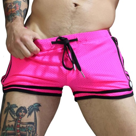 Breedwell Remix Circuit Shorts - Neon Pink