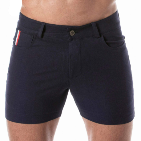 TOF Paris Patriot Chino Shorts - Navy