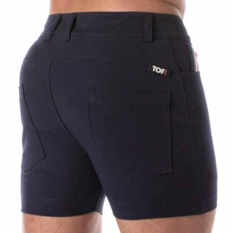 TOF Paris Patriot Chino Shorts - Navy