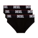 Diesel 3-Pack Stretch Cotton Briefs - Black