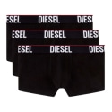 Diesel 3-Pack Stretch Cotton Boxer Briefs - Black