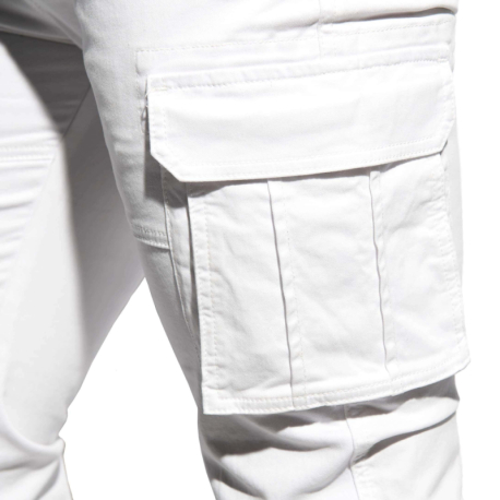 ES Collection Cargo Pants - White