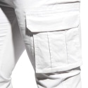 ES Collection Pantalon Cargo Blanc