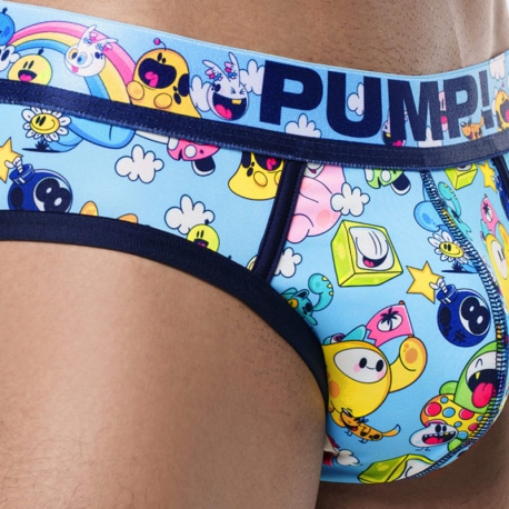 Pump! Slip Funtopia Bleu