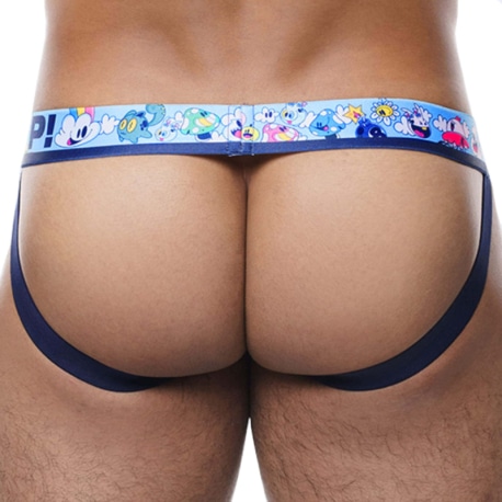 Pump! Jock Strap Funtopia Bleu