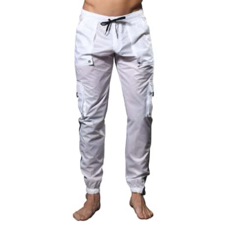 Andrew Christian Pantalon Translucent Y2K Blanc