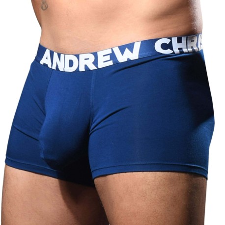 Andrew Christian Almost Naked Bamboo Boxer Briefs - Navy