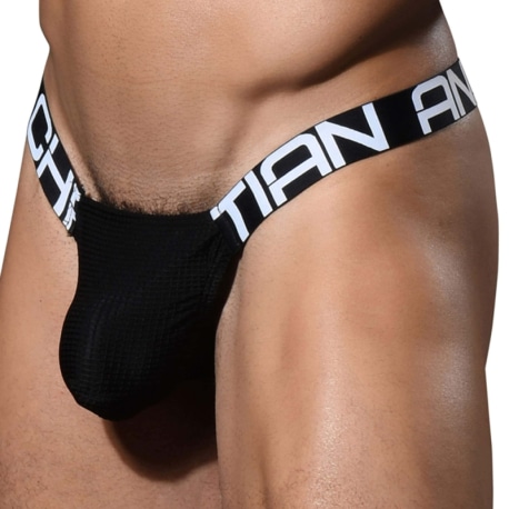 Andrew Christian Almost Naked V-Thong - Black