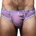 Andrew Christian Almost Naked Lavender Stripe Briefs