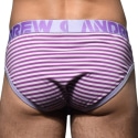 Andrew Christian Almost Naked Lavender Stripe Briefs