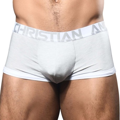 Andrew Christian CoolFlex Active Modal Trunks with Show-It - Heather Grey
