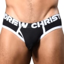 Andrew Christian Almost Naked Fly Tagless Briefs - Black