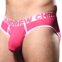 Andrew Christian Almost Naked Fly Tagless Briefs - Fuchsia