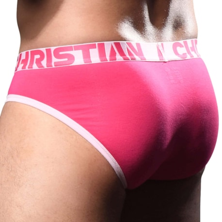 Andrew Christian Slip Almost Naked Fly Tagless Fuchsia