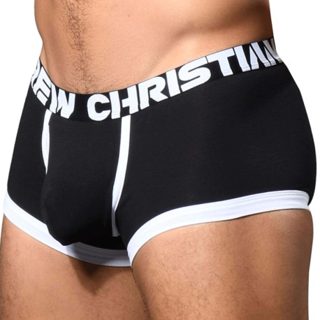 Andrew Christian Boxer Almost Naked Fly Tagless Noir