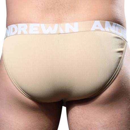 Andrew Christian Slip Almost Naked Essential Rib Sable