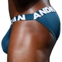 Andrew Christian Slip Almost Naked Essential Rib Bleu Paon