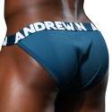 Andrew Christian Slip Almost Naked Essential Rib Bleu Paon