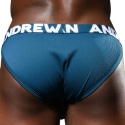 Andrew Christian Slip Almost Naked Essential Rib Bleu Paon