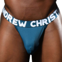 Andrew Christian Almost Naked Essential Rib Thong - Teal