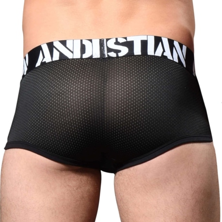 Andrew Christian Almost Naked Swat Team Pocket Trunks - Black