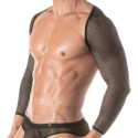 TOF Paris Circuit Fishnet Bolero - Black