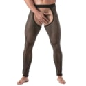 TOF Paris Legging Chaps Circuit Résille Noir