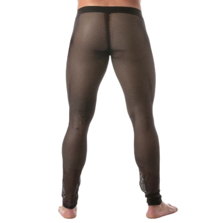 TOF Paris Legging Circuit Résille Noir