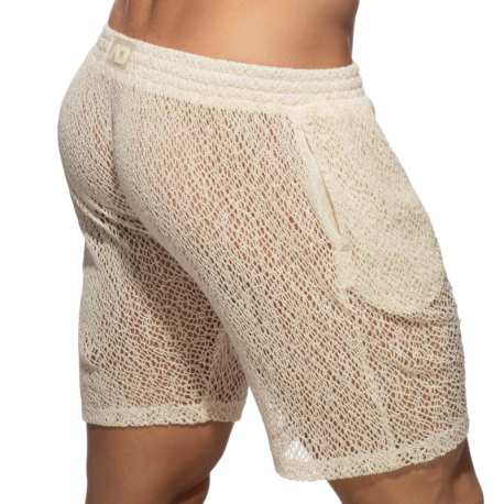 Addicted Eco Chique Bermuda Shorts - Ivory