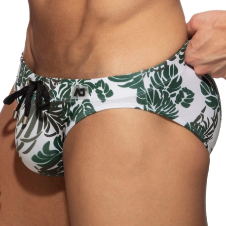 Addicted Tropicana Swim Bikini Briefs - Khaki