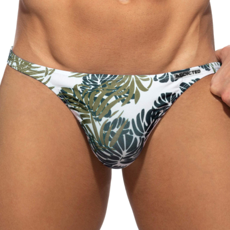 Addicted Tropicana Swim Thong - Khaki