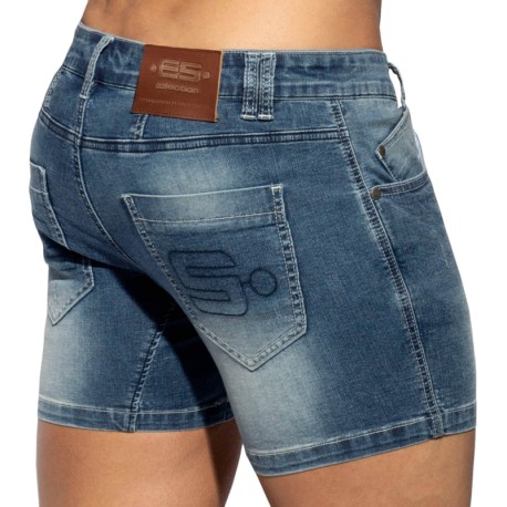 ES Collection Denim Shorts - Indigo