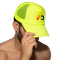 Addicted AD Rainbow Neon Cap - Neon Yellow