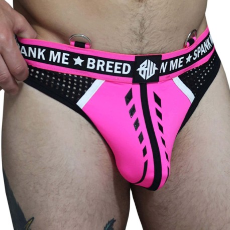 Breedwell Snax Thong - Neon Pink