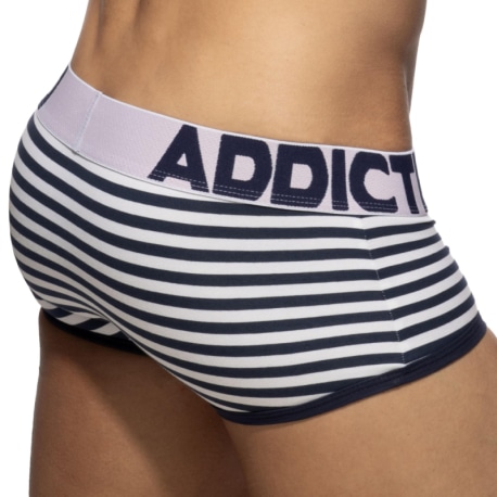 Addicted Boxer Court Sans Couture Marinière