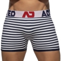 Addicted Boxer Long Sans Couture Marinière