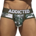 Addicted 2-Pack Tropicana Mesh Briefs - Blue - Khaki