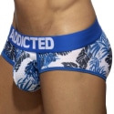 Addicted 2-Pack Tropicana Mesh Briefs - Blue - Khaki