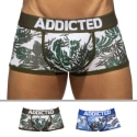 Addicted 2-Pack Tropicana Mesh Trunks - Blue - Khaki