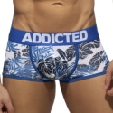 Addicted 2-Pack Tropicana Mesh Trunks - Blue - Khaki