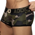 Addicted Boxer Court Sans Couture Camouflage