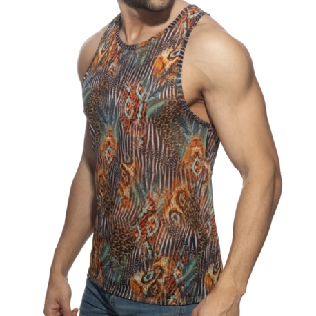 Addicted Animal Tank Top - Brown