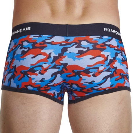 Garçon Français Camouflage Cotton Trunks - Tricolor