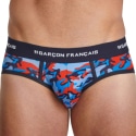 Garçon Français Camouflage Cotton Briefs - Tricolor