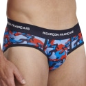 Garçon Français Camouflage Cotton Briefs - Tricolor